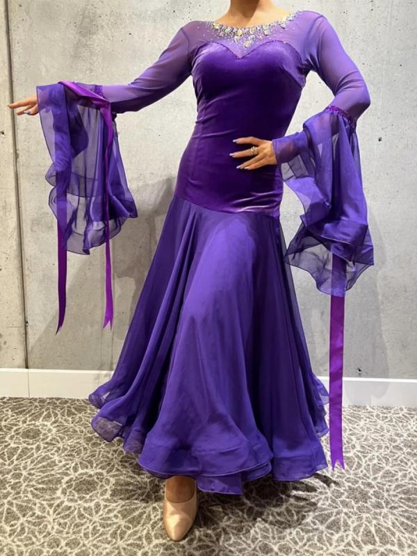 紫×オーロラ　スタンダードドレス